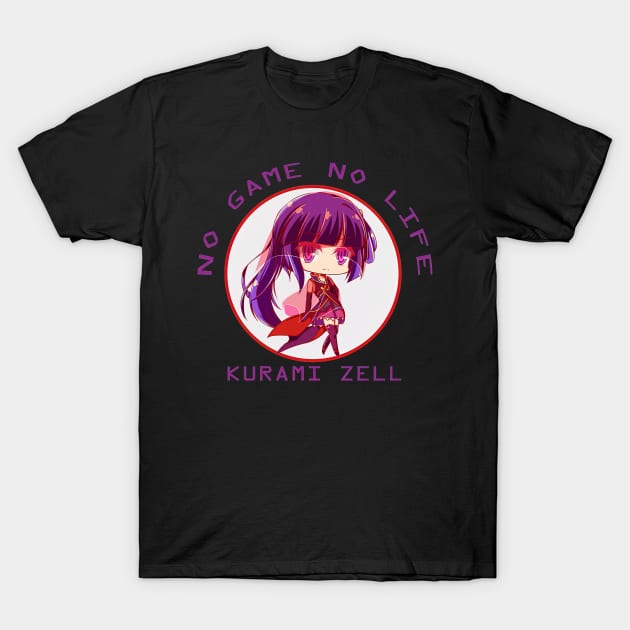 Kurami Zell Chibi No Game No Life T-Shirt by ThomaneJohnson